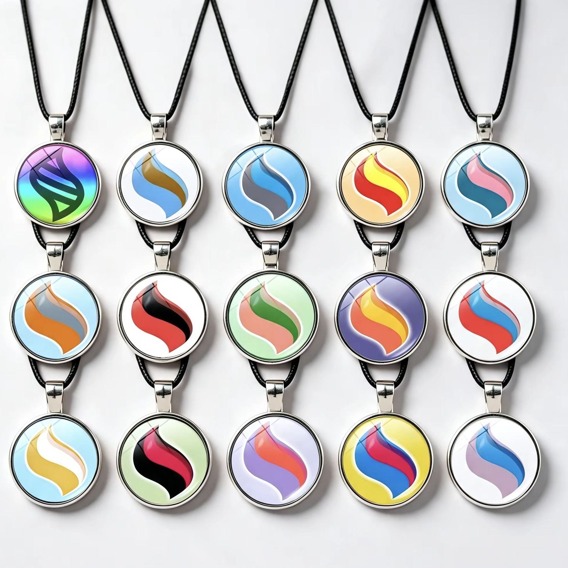 Vintage Necklace - 포켓몬 차리자드 메가 스톤 가죽끈 목걸이