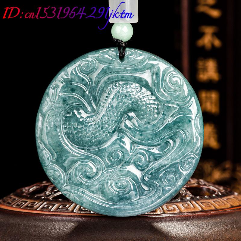 버마산 경옥 드래곤 펜던트 목걸이 여성용 선물 패션 액 - Vintage Necklace 리뷰 및 가격