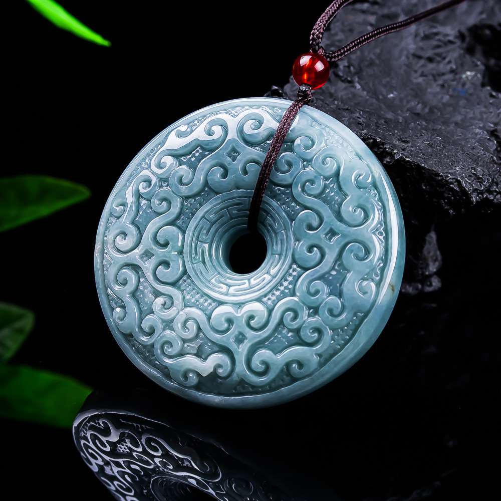 천연 버마산 경옥 꽃 펜던트 목걸이 빈티지 디자이너 쥬 - Vintage Necklace 리뷰 및 가격