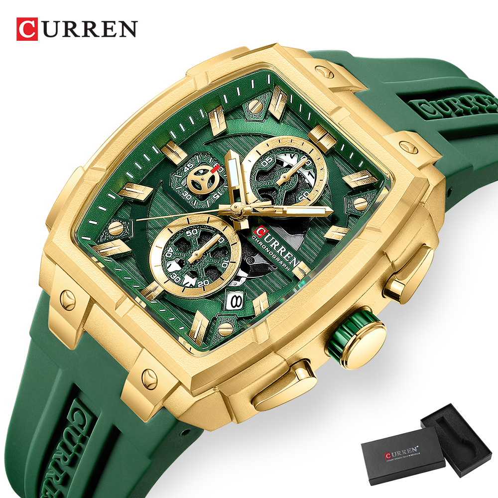 CURREN 남성용 럭셔리 빈티지 시계, 실리콘 스트랩 - Vintage Watch Collecting 리뷰 및 가격