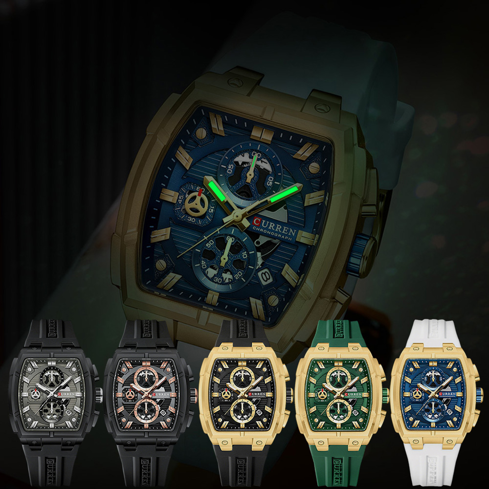 CURREN 남성용 럭셔리 빈티지 시계, 실리콘 스트랩 - Vintage Watch Collecting 리뷰 및 가격