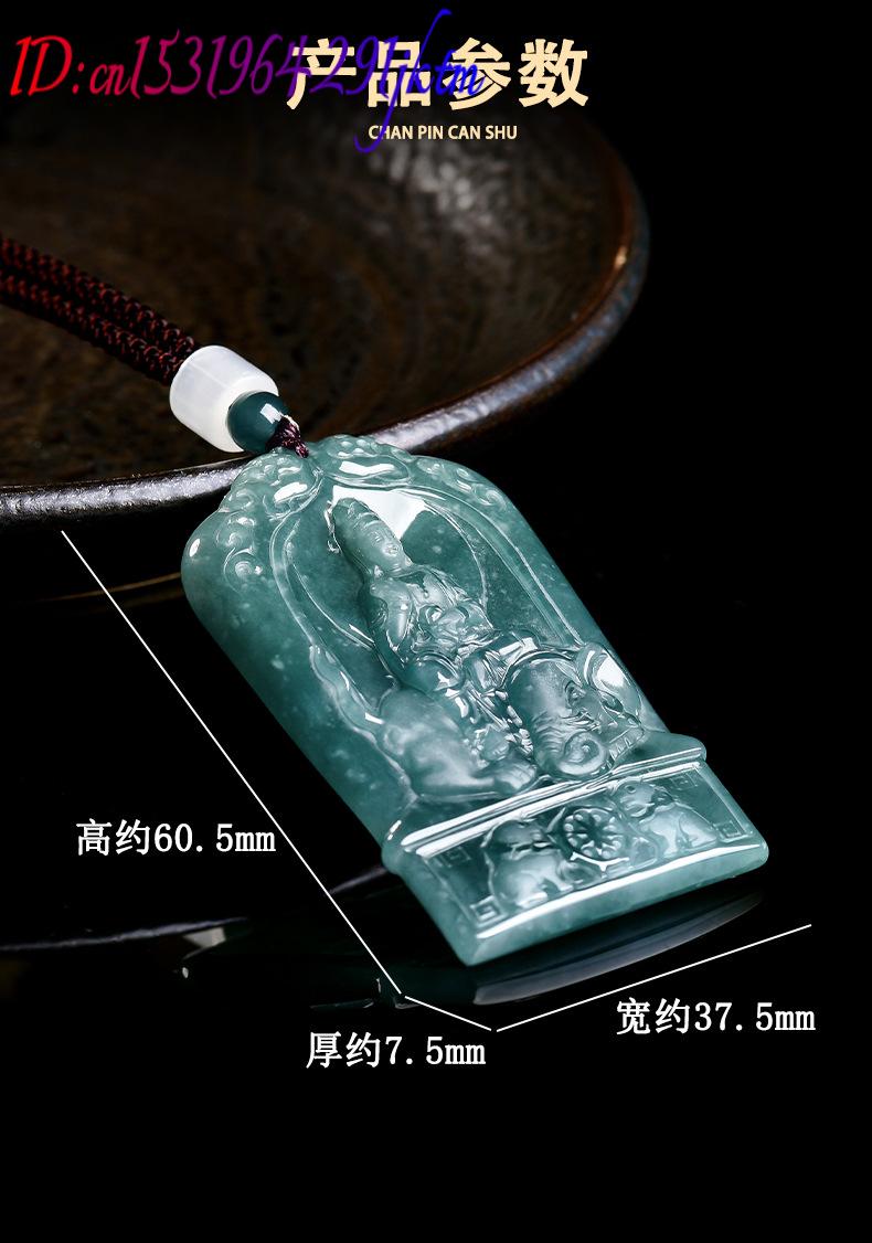 천연 버마산 경옥 관음 펜던트 목걸이 참 장식품 디자이 - Vintage Necklace 리뷰 및 가격