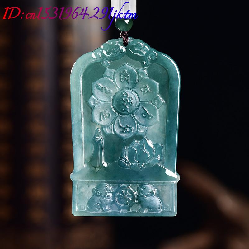 천연 버마산 경옥 관음 펜던트 목걸이 참 장식품 디자이 - Vintage Necklace 리뷰 및 가격