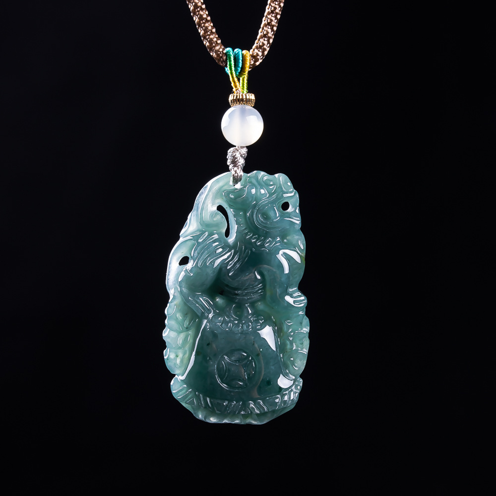 버마산 비취석 픽시우 펜던트 디자이너 원석 부적 진짜  - Vintage Necklace 리뷰 및 가격