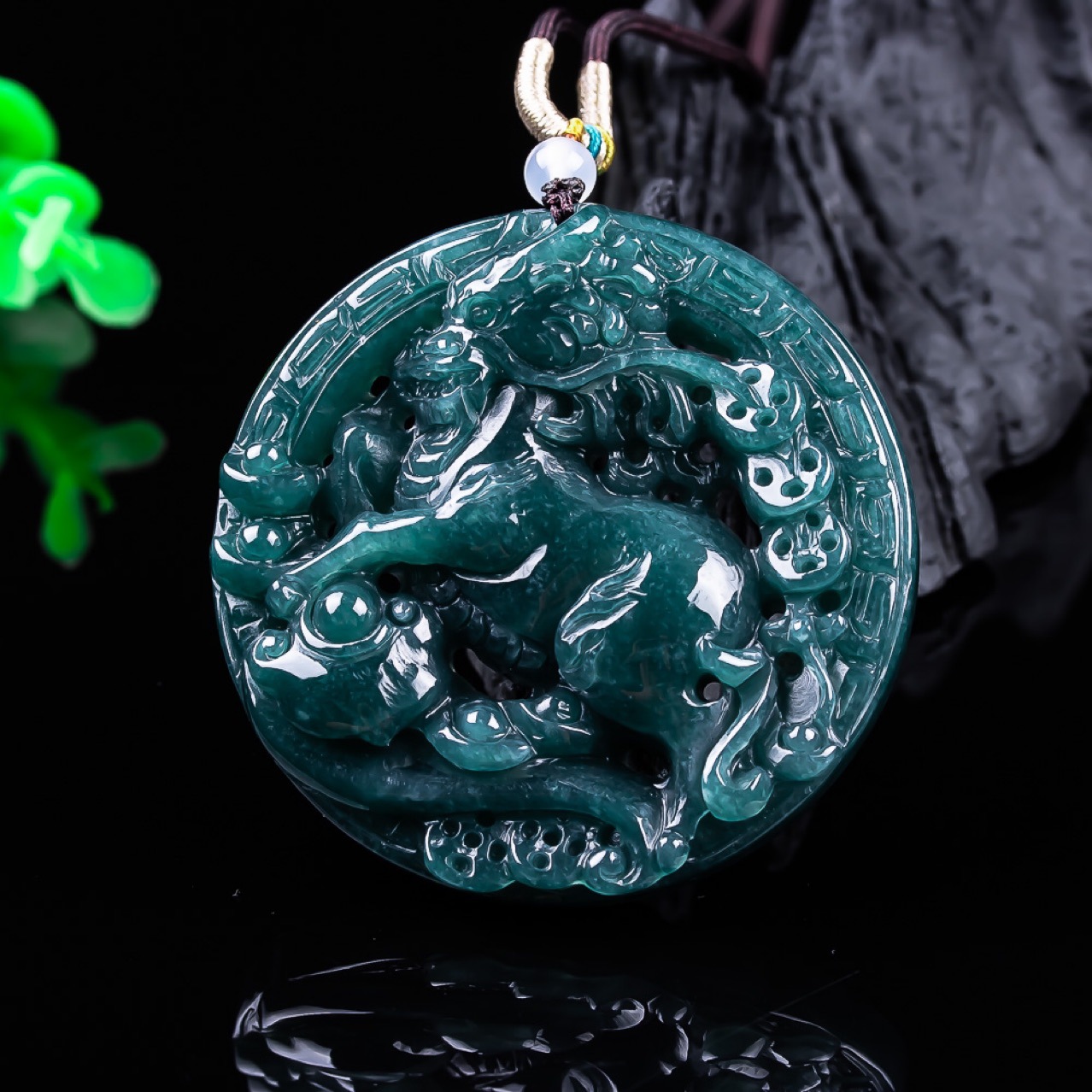 버마산 경옥 드래곤 펜던트 원석 진짜 옥 여성용 선물  - Vintage Necklace 리뷰 및 가격