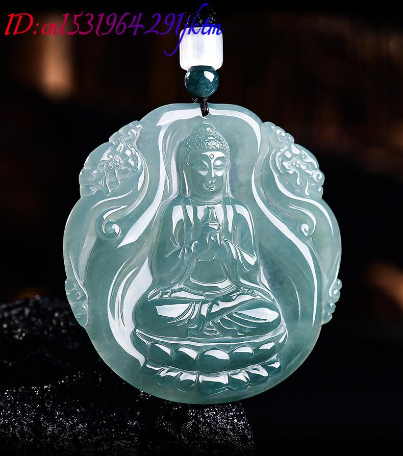천연 버마산 비취 불상 펜던트 목걸이 원석 진짜 옥 빈 - Vintage Necklace 리뷰 및 가격