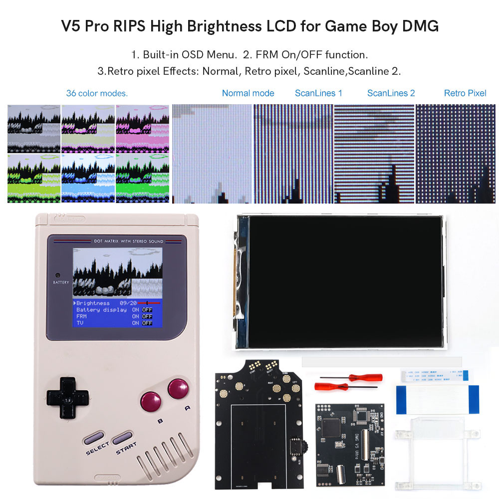 HISPEEDIDO GB Dmg V5 Pro 36컬러  - Vintage Game Collection 리뷰 및 가격