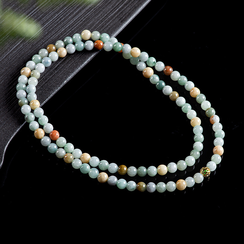 버마산 비취 비즈 팔찌 목걸이 진짜 보석 참 장식품 부 - Vintage Necklace 리뷰 및 가격