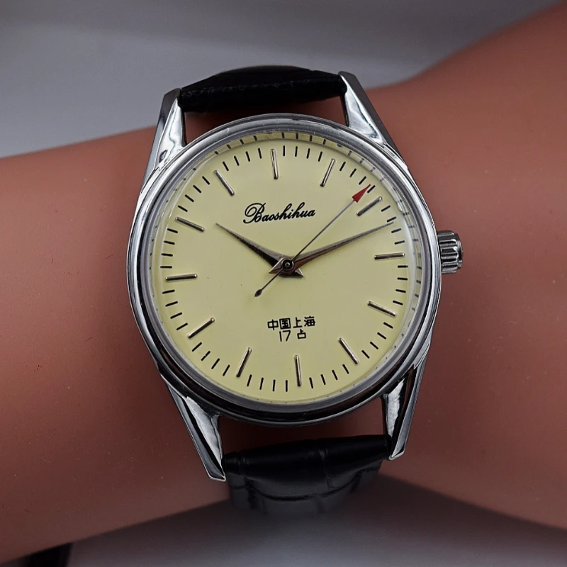 남성용 골동품 상하이 시계 빈티지 기계식 손목 시계 8 - Vintage Watch Collecting 리뷰 및 가격