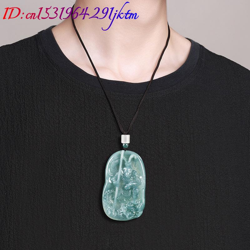버마산 경옥 원숭이 왕 펜던트 목걸이 빈티지 럭셔리 여 - Vintage Necklace 리뷰 및 가격